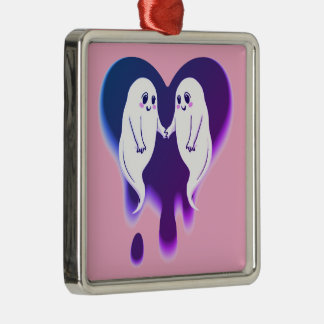 Ornamento De Metal Amor Fantasmagórico