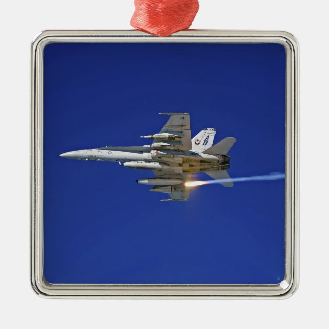 Ornamento De Metal An F/A-18C Hornet (Frente)