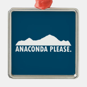 Ornamento De Metal Anaconda Montana, por favor