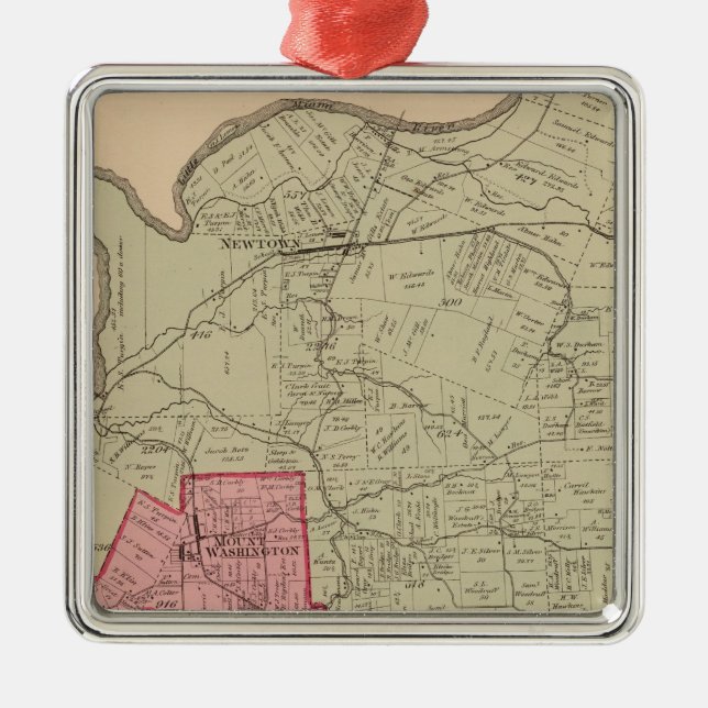 Ornamento De Metal Anderson, Ohio (Frente)