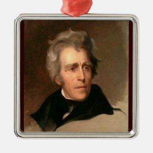 Ornamento De Metal Andrew Jackson