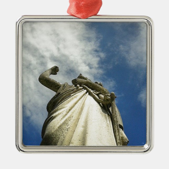 Ornamento De Metal Angel (Frente)