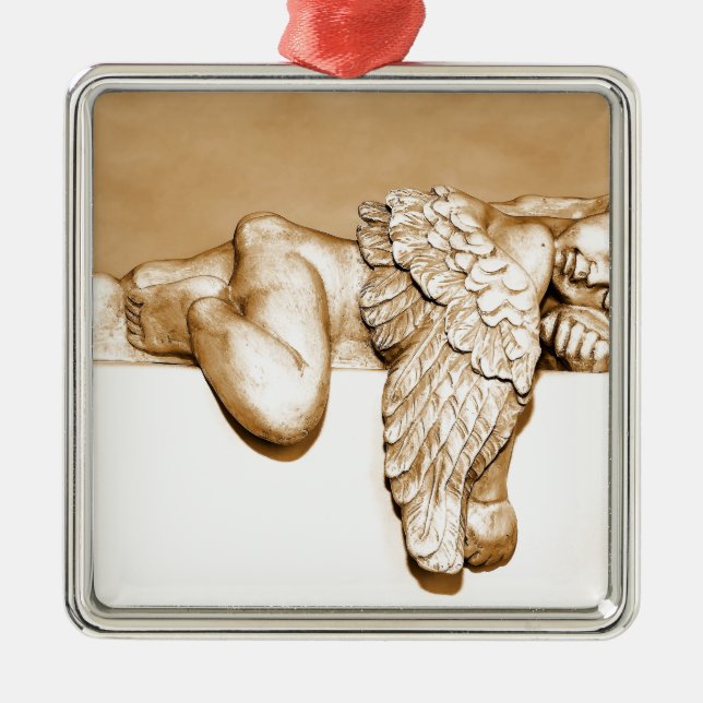 Ornamento De Metal Angel (Frente)