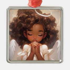 Ornamento De Metal Angelic Black Angel Delight