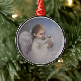 Ornamento De Metal Angelic Blessings
