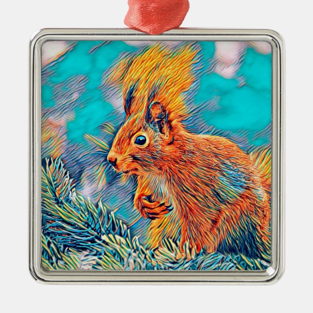 Ornamento De Metal AnimalMix_Squirrel_001_by_JAMColors (Frente)