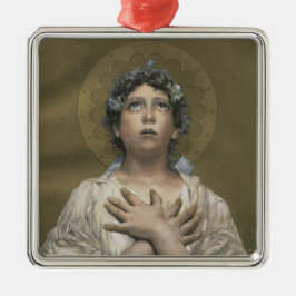Ornamento De Metal Anjo de Natal