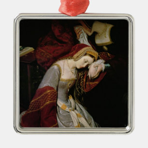 Ornamento De Metal Anne Boleyn na torre, detalhe, 1835