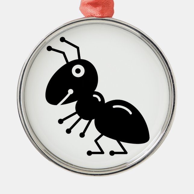 Ornamento De Metal Ant (Frente)