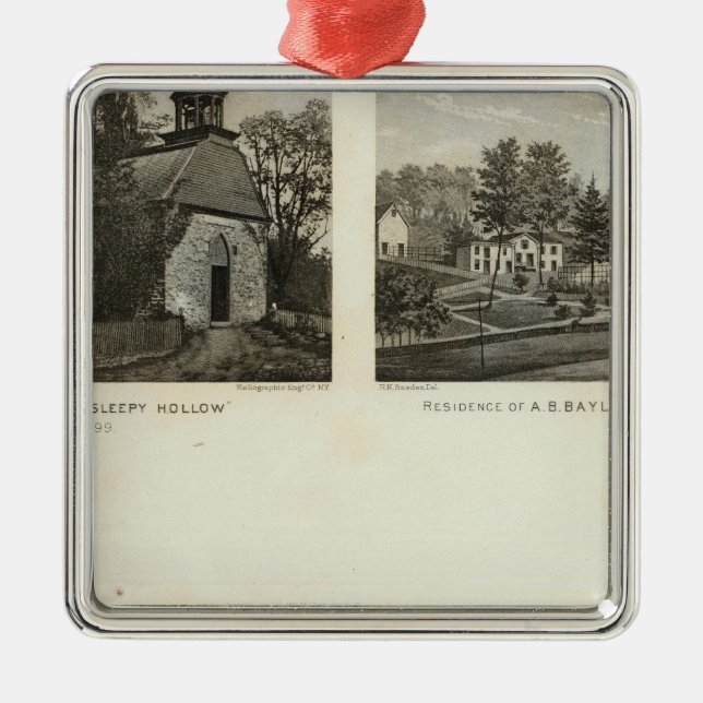 Ornamento De Metal Antiga Igreja Neerlandesa, residências (Frente)