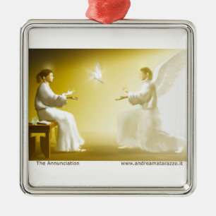 Ornamento De Metal Anunciação