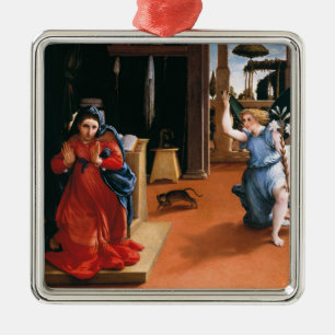 Ornamento De Metal ANUNCIAÇÃO RECANATI de LORENZO LOTTO