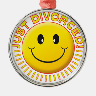 Ornamento De Metal Apenas divorciado