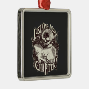 Ornamento De Metal Apenas Mais Um Capítulo Skeleton Reader Engraçado