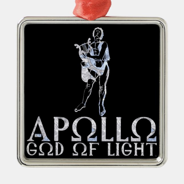 Ornamento De Metal Apollo (Frente)