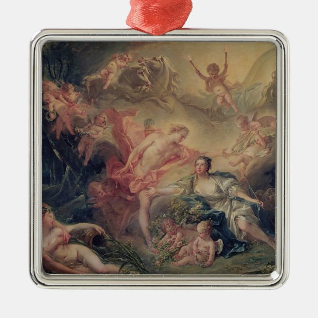 Ornamento De Metal Apollo que revela sua divindade (Frente)
