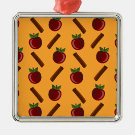 Ornamento De Metal Apple Cinnamon