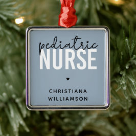 Ornamento De Metal Apreciação de Enfermeiros Pediátricos Personalizad