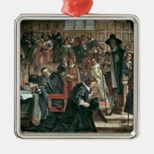 Ornamento De Metal Apreensão tentada de 5 membros da casa