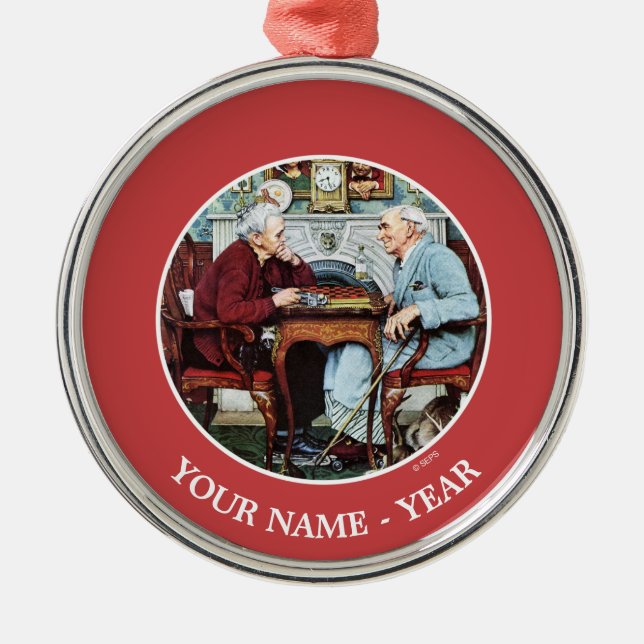 Ornamento De Metal April Fool, 1943 (Frente)