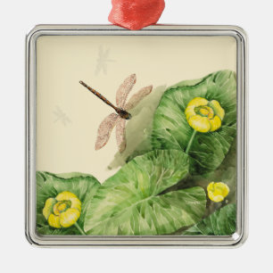 Ornamento De Metal aquarela aquosa