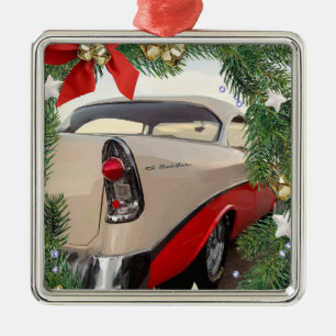 Ornamento De Metal Ar clássico Chevy Bel
