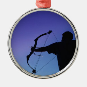 ORNAMENTO DE METAL ARCHER SILHOUETTE ARCO MAN
