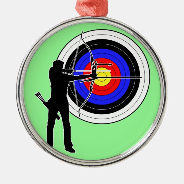 Ornamento De Metal archery2 (Frente)