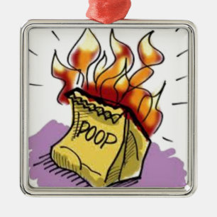 Ornamento De Metal Ardor Poo
