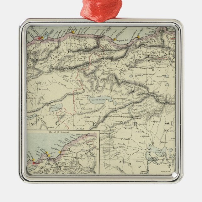 Ornamento De Metal Argélia (Frente)