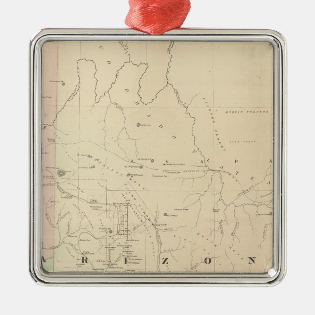 Ornamento De Metal Arizona (Frente)