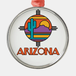 Ornamento De Metal Arizona Mandella Ornament