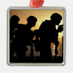 Ornamento De Metal Armadores de fuzileiros navais disparam 9mm