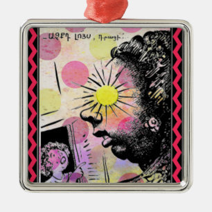 Ornamento De Metal Armênio Say