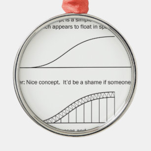 Ornamento De Metal Arquiteto vs Engenheiro