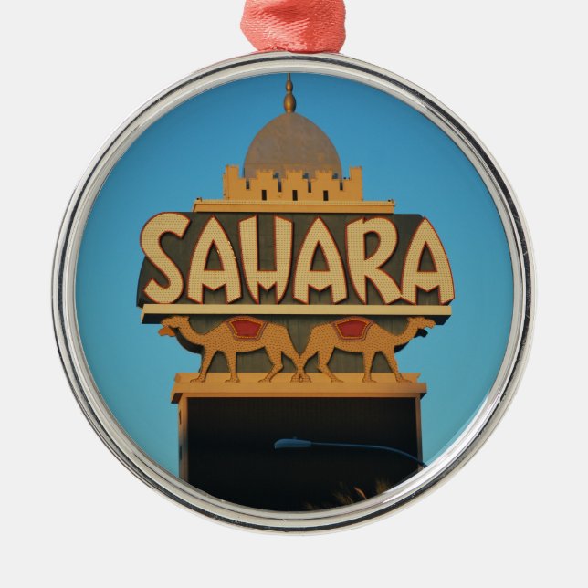 Ornamento De Metal Arquitetura Landmark do Sahara de Las Vegas (Frente)
