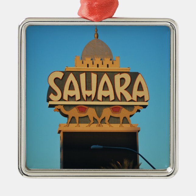 Ornamento De Metal Arquitetura Landmark do Sahara de Las Vegas (Frente)