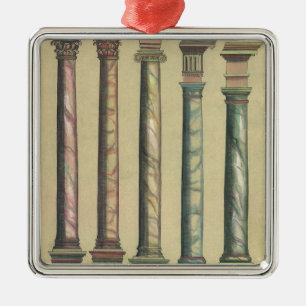 Ornamento De Metal Arquitetura Vintage, os 5 pedidos arquitetônicos