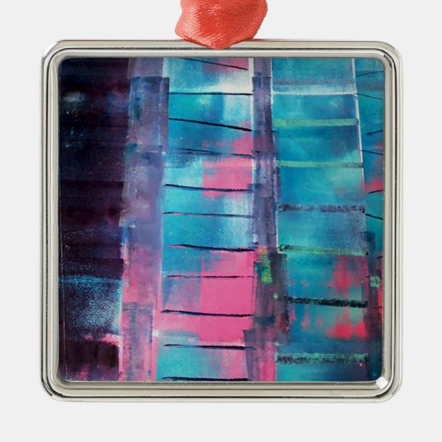 Ornamento De Metal Arranha-céus (Frente)