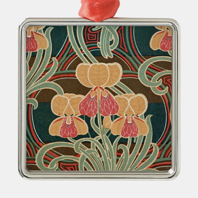 Ornamento De Metal Art Nouveau Padrão nº 4 em Emporio Moffa (Frente)