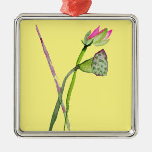 Ornamento De Metal Arte budista da flor rosa Lotus Zen