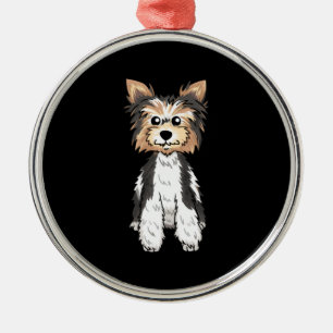 Ornamento De Metal Arte Curta de PartiYorkie