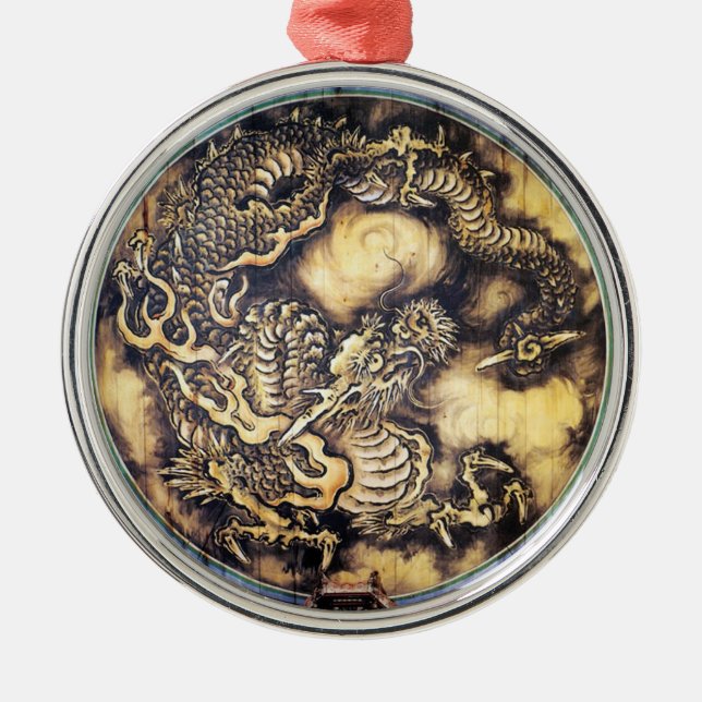 Ornamento De Metal Arte oriental japonesa tradicional legal da (Frente)