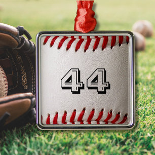 Ornamento De Metal Arte Personalizada de Número de Beisebol – Foto Es