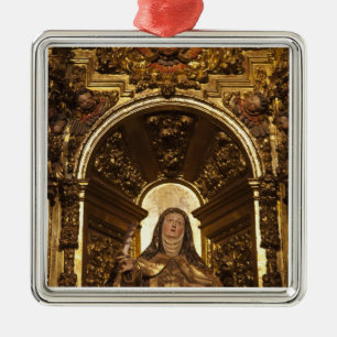 Ornamento De Metal Arte religiosa representando Santa Teresa