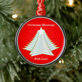 Ornamento De Metal Árvore Angélica de Abstrato