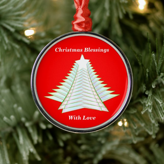 Ornamento De Metal Árvore Angélica de Abstrato (Árvore)