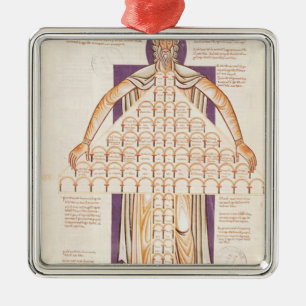 Ornamento De Metal Árvore da Senhora 354 fol.256v da consanguinidade