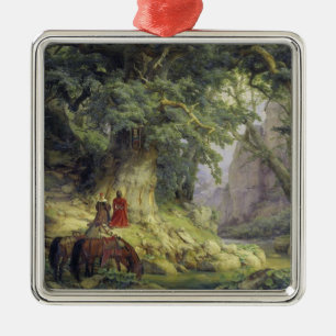 Ornamento De Metal Árvore de Carvalho de Mil Anos (por Karl Lessing)