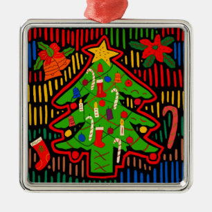 Ornamento De Metal Árvore de Natal Mola da Ilha de San Blas